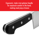 Zwilling 1002849 7" Chinese Chef's Knife w/ Black Plastic Handle, High Carbon Stainless Steel thumbnail 11