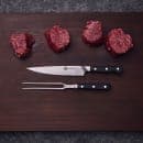 Zwilling 1002867 Carving Knife & Fork Set - High Carbon Stainless Steel, Black Plastic Handle thumbnail 4