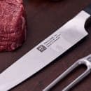 Zwilling 1002867 Carving Knife & Fork Set - High Carbon Stainless Steel, Black Plastic Handle thumbnail 6