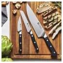 Zwilling 1002871 3 Piece Starter Knife Set - High Carbon Stainless Steel, Black Plastic Handle thumbnail 7