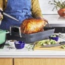 Zwilling 1017070 Motion Roaster Pan w/ Rack & Accessories - 16" x 14", Hard Anodized Aluminum thumbnail 4