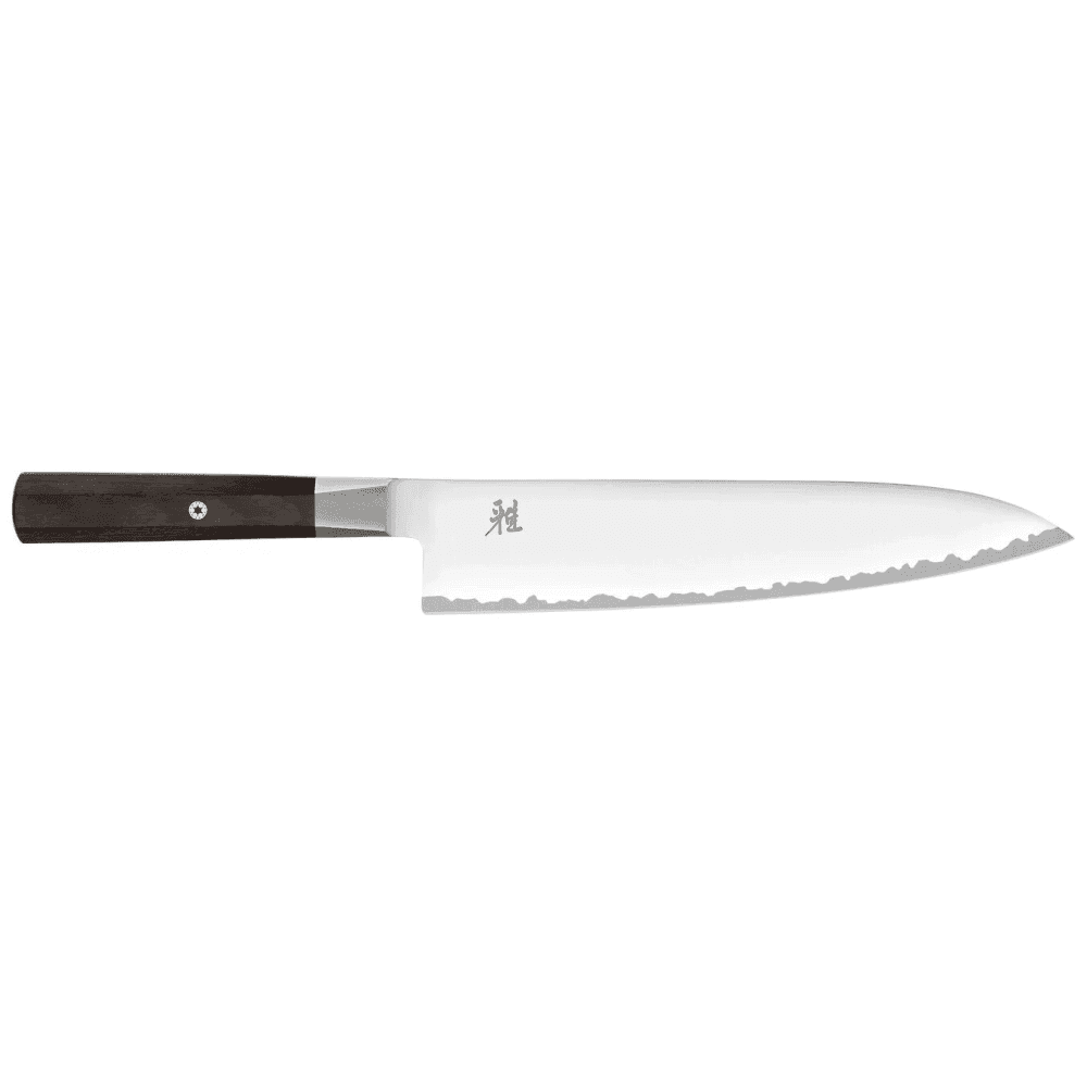 Miyabi 33951-243 9 1/2" Chef's Knife w/ Brown Pakkawood Handle, Carbide Stainless Steel