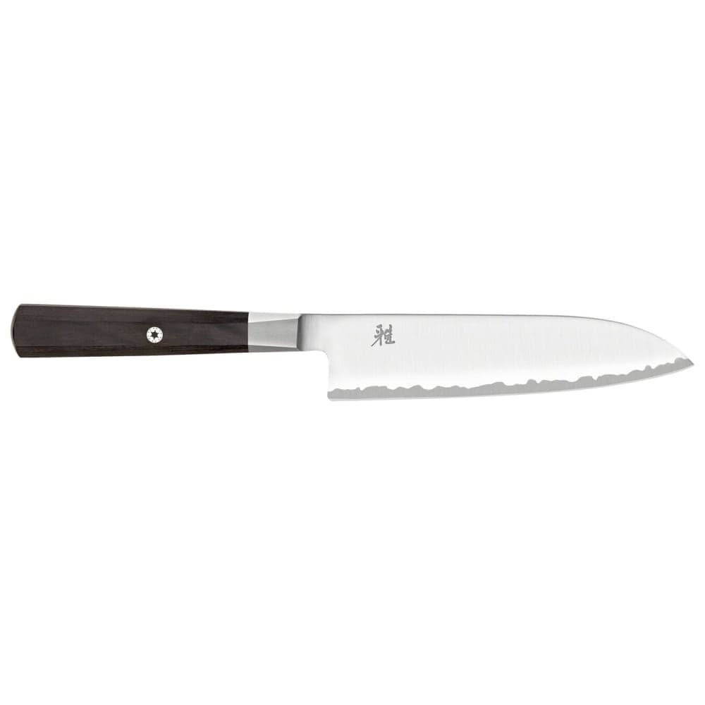 Miyabi 33957-143 5 1/2" Santoku Knife w/ Brown Pakkawood Handle, Carbide Stainless Steel