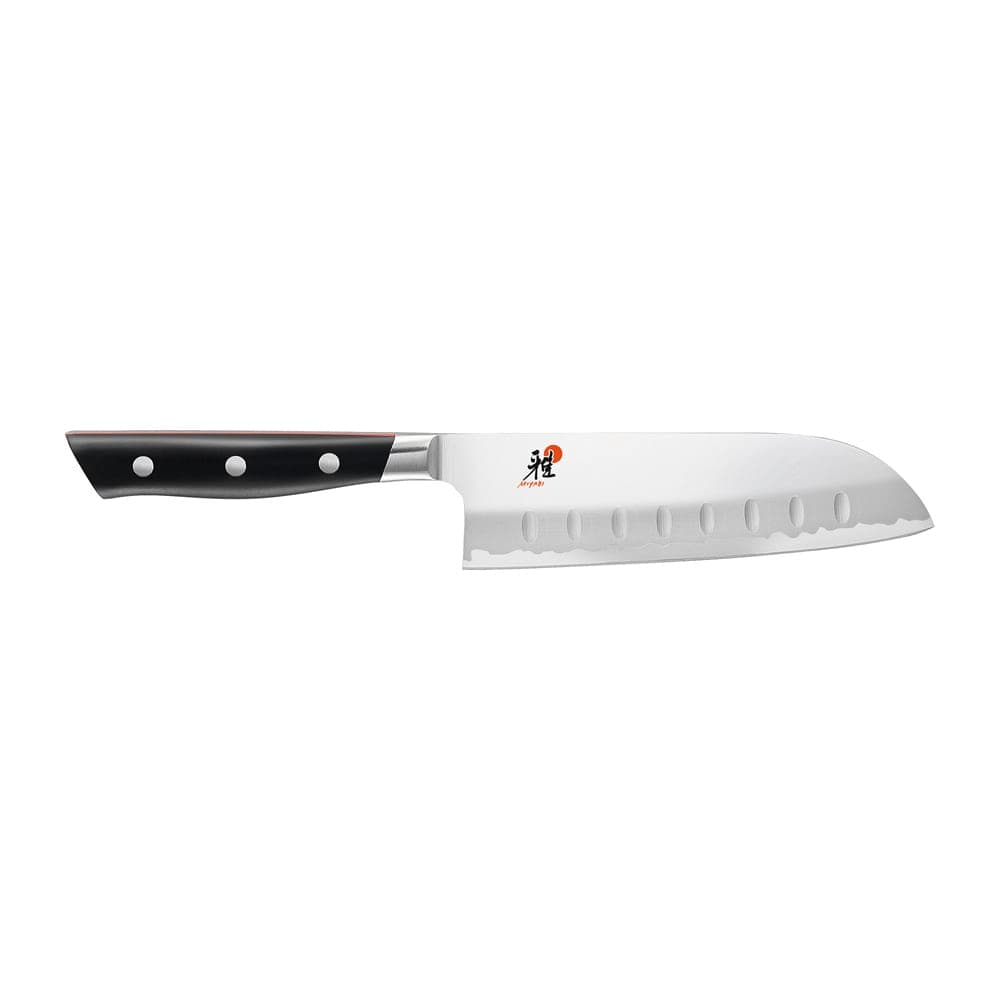 Miyabi 1019728 5 1/2" Santoku Knife w/ Black Plastic Handle, Carbide Stainless Steel
