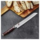 Miyabi 1019806 9" Bread Knife w/ Brown Pakkawood Handle, Carbide Stainless Steel thumbnail 2