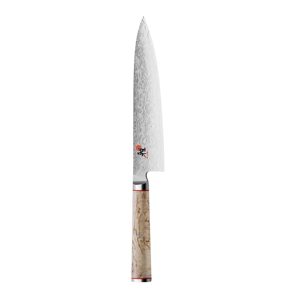 Miyabi 1020089 8" Chef's Knife w/ Birchwood Handle, Carbide Stainless Steel