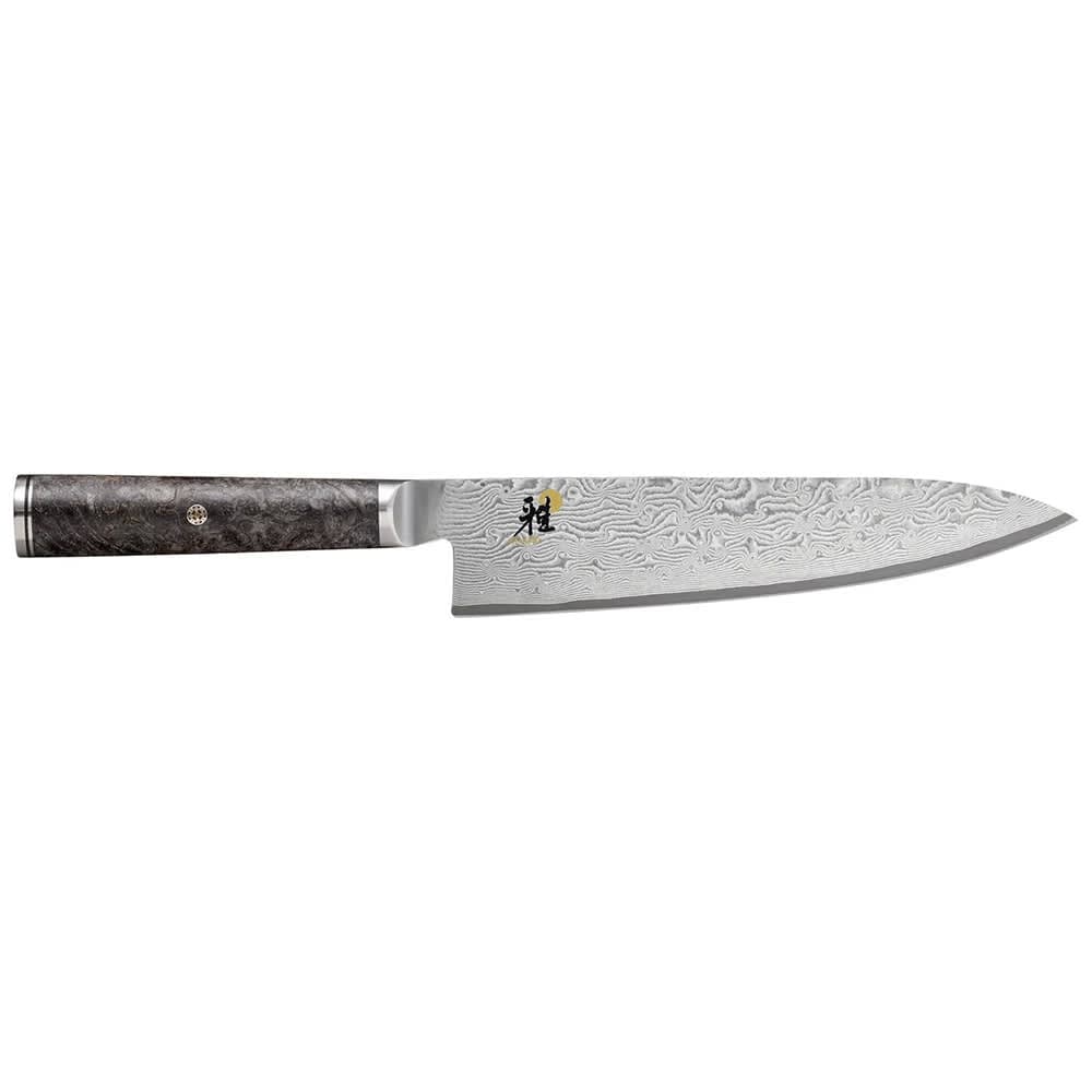 Miyabi 1019509 8" Chef's Knife w/ Black Ash Handle, Carbide Stainless Steel