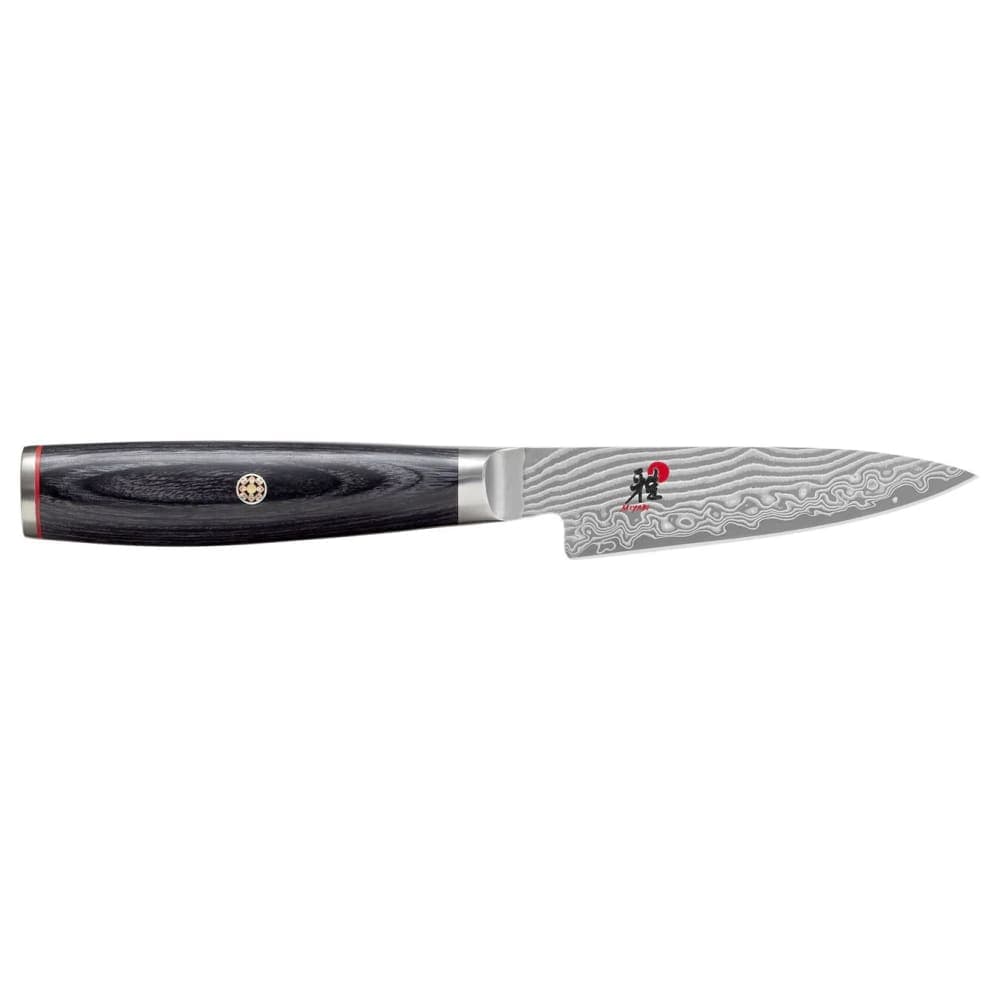 Miyabi 1019579 3 1/2" Paring Knife w/ Black Pakkawood Handle, Carbide Stainless Steel