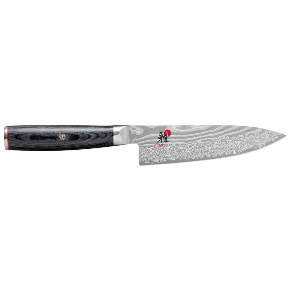 Miyabi 34681-163 6" Chef's Knife w/ Black Pakkawood Handle, Carbide Stainless Steel