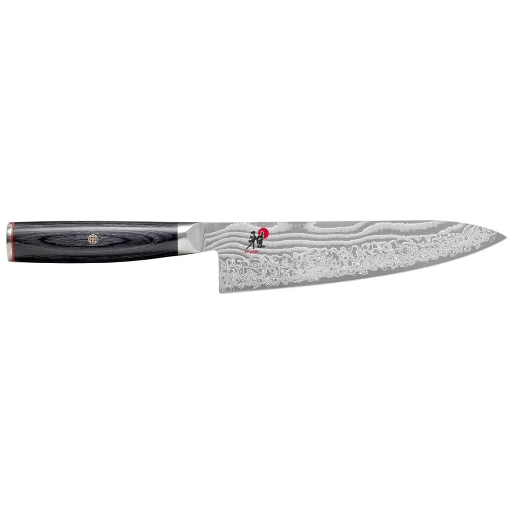 Miyabi 1019589 8" Chef's Knife w/ Black Pakkawood Handle, Carbide Stainless Steel