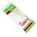 LK Packaging Printed Celery Bag - 14 1/2" x 6", Poly (10F-0614+3BGWCLRY) thumbnail 2