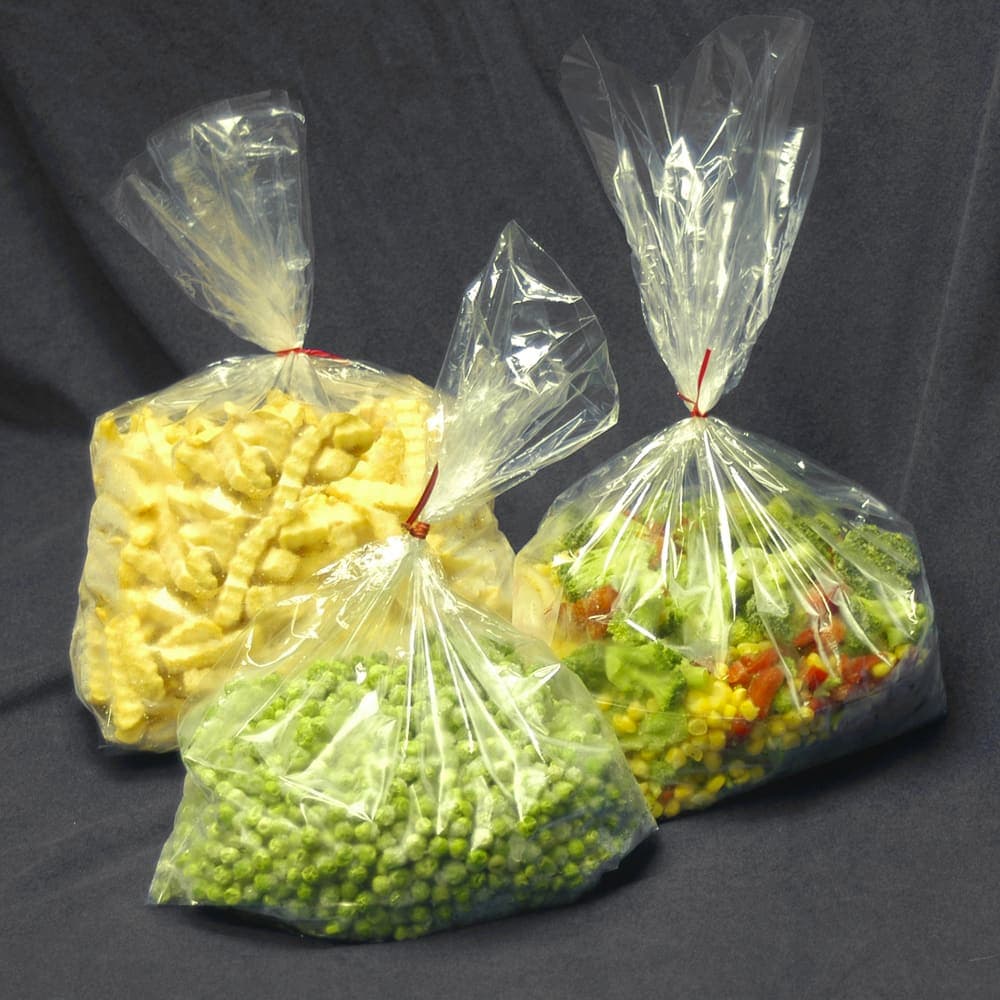 LK Packaging Side Gusset Food Storage Bag - 15" x 8", Poly (10G-085015)