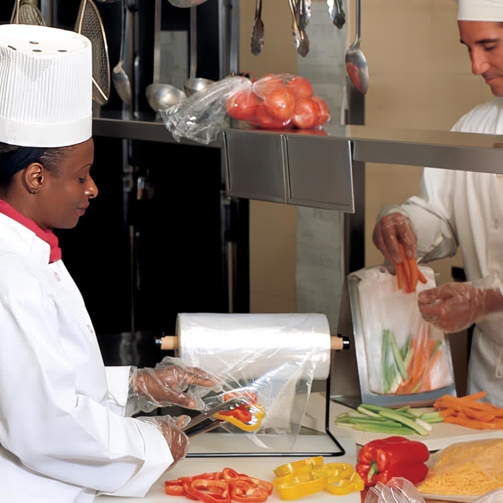 LK Packaging Utility Food Storage Bags w/ Twist Ties - 14" x 10", Poly (BOR751014)