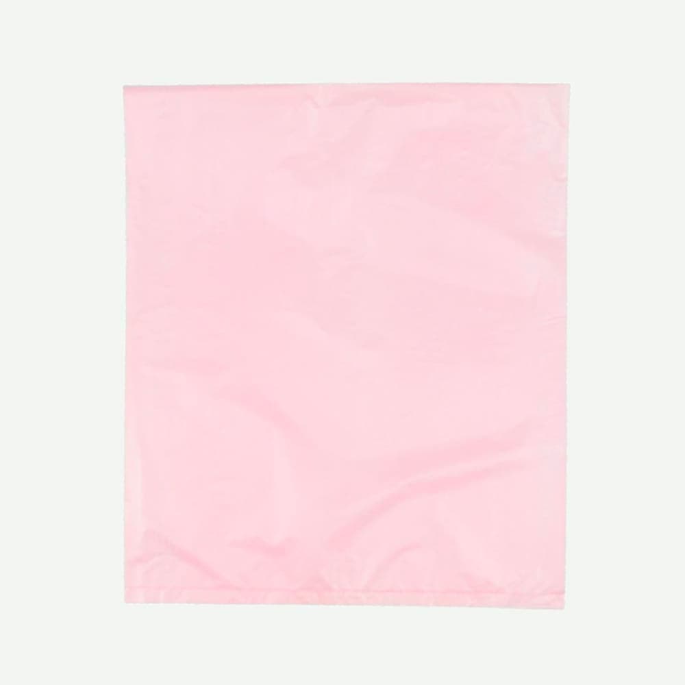 LK Packaging Merchandise Bag - 6 1/4" x 9 1/4", 0.6 mil HDPE, Rose (C09RSE)
