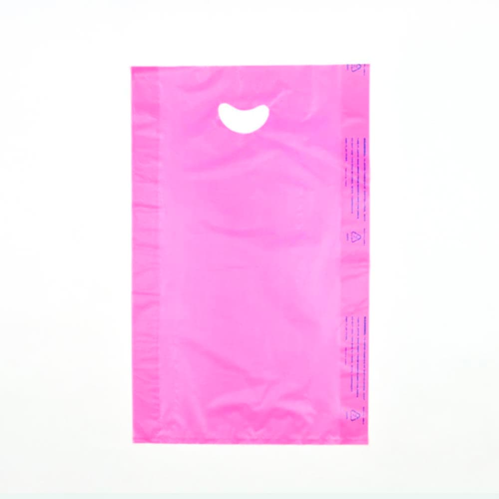 LK Packaging Merchandise Bag w/ Handle - 13" x 21", 0.7 mil HDPE, Magenta (CH21ME)