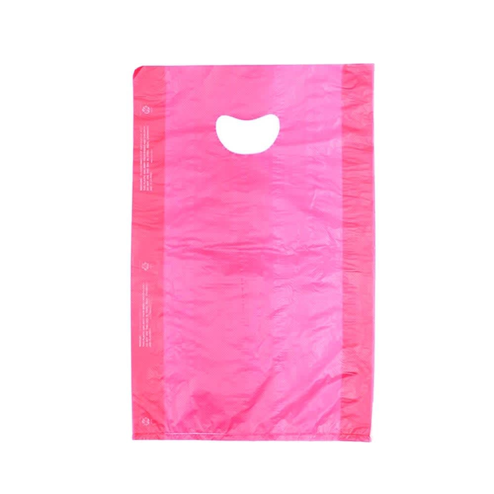 LK Packaging Merchandise Bag w/ Handle - 24"L x 16"W x 4" SG, 0.7 mil HDPE, Red (CH24RE)