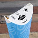 LK Packaging #ReadyFresh® 24 oz Disposable Cold Cup w/ Integrated Lid - Paper, Printed (D24SWC) thumbnail 2