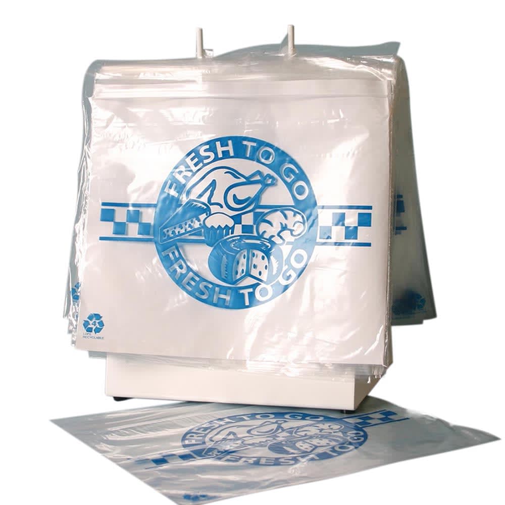 LK Packaging Printed Flip-Top Deli Bags - 8" x 10", Polyethylene (DP10585P)