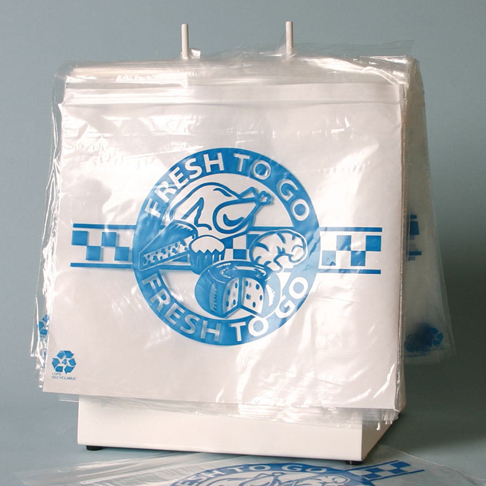 LK Packaging Printed Seal-Top Deli Bags - 8" x 10", Polyethylene (DP108)