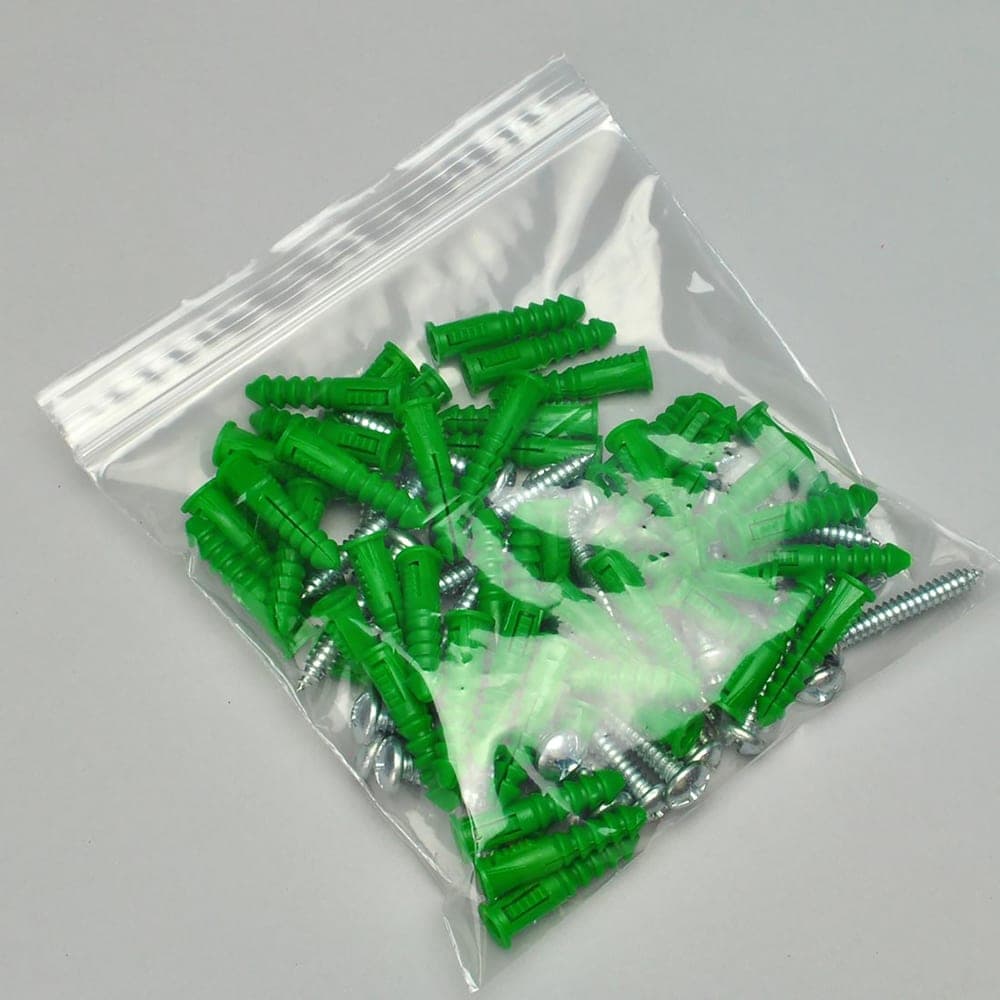 LK Packaging Zipper Seal Top Bag - 12"L x 2"W, 2 mil LDPE, Clear (F20212)