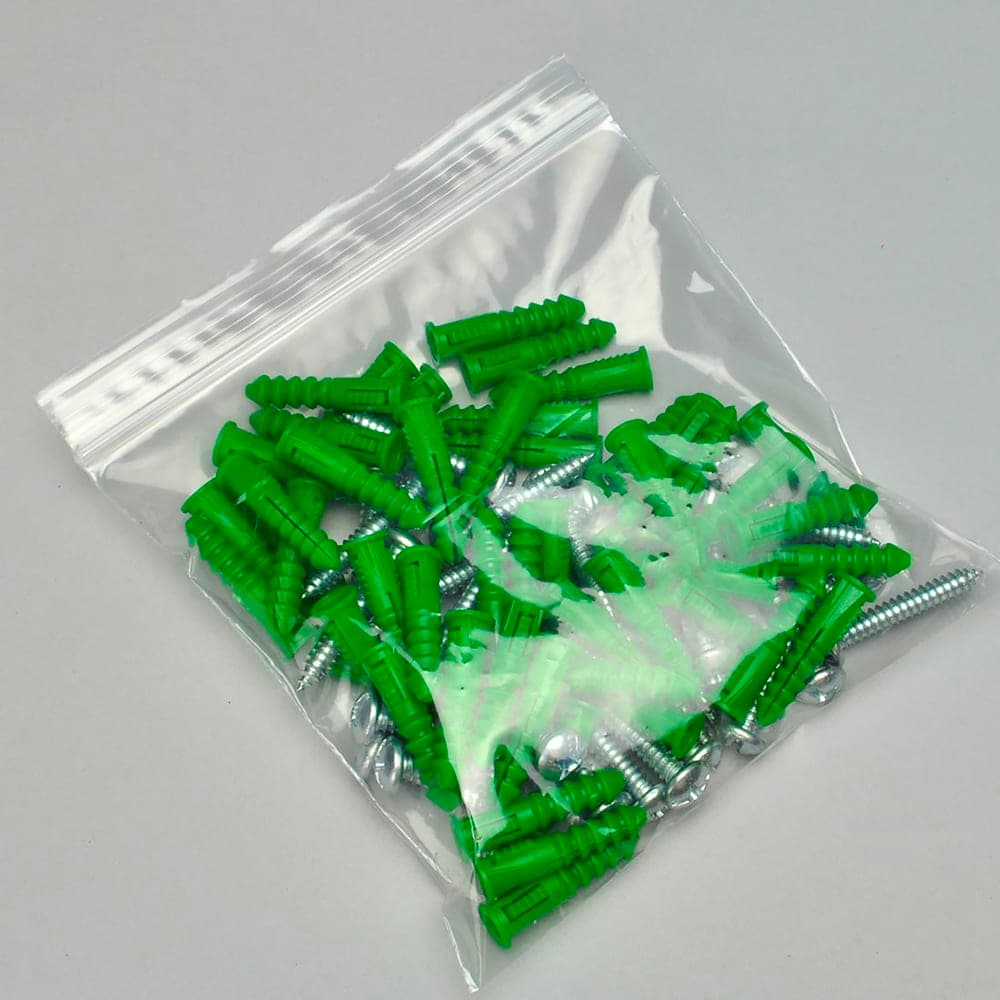 LK Packaging Zipper Seal Top Bag - 7"L x 4"W, 2 mil LDPE, Clear (F20407)