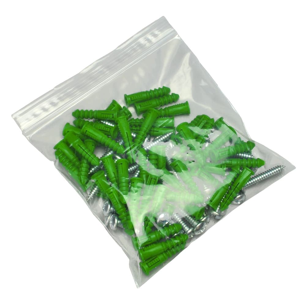 LK Packaging Value Plus Seal Top Food Storage Bag - 8" x 5", Poly (F20508VP)