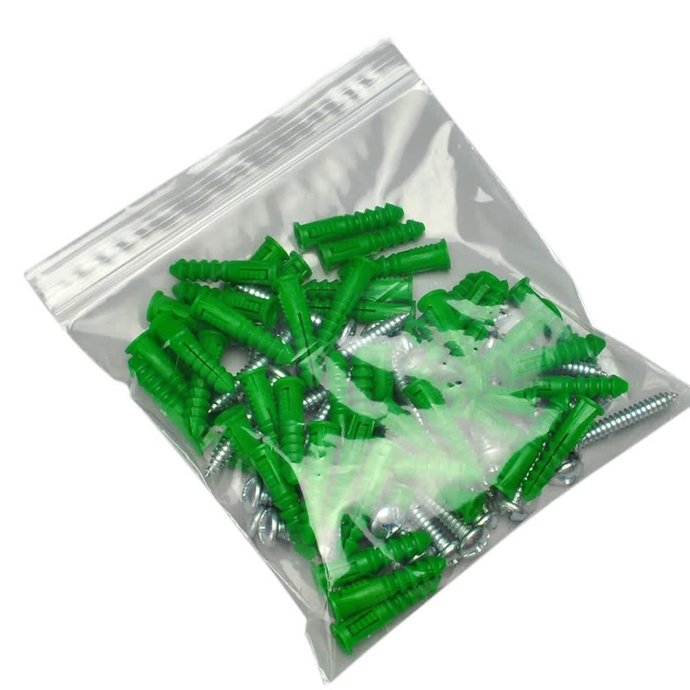 LK Packaging Zipper Seal Top Bag - 6"L x 6"W, 2 mil LDPE, Clear (F20606)
