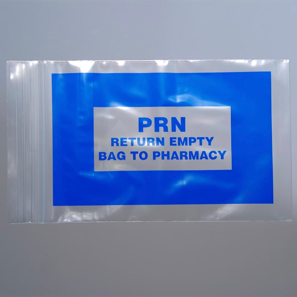 LK Packaging Resealable "PRN" Bag - 9"L x 6"W, 2 mil LDPE, Clear (F20609STPRN)