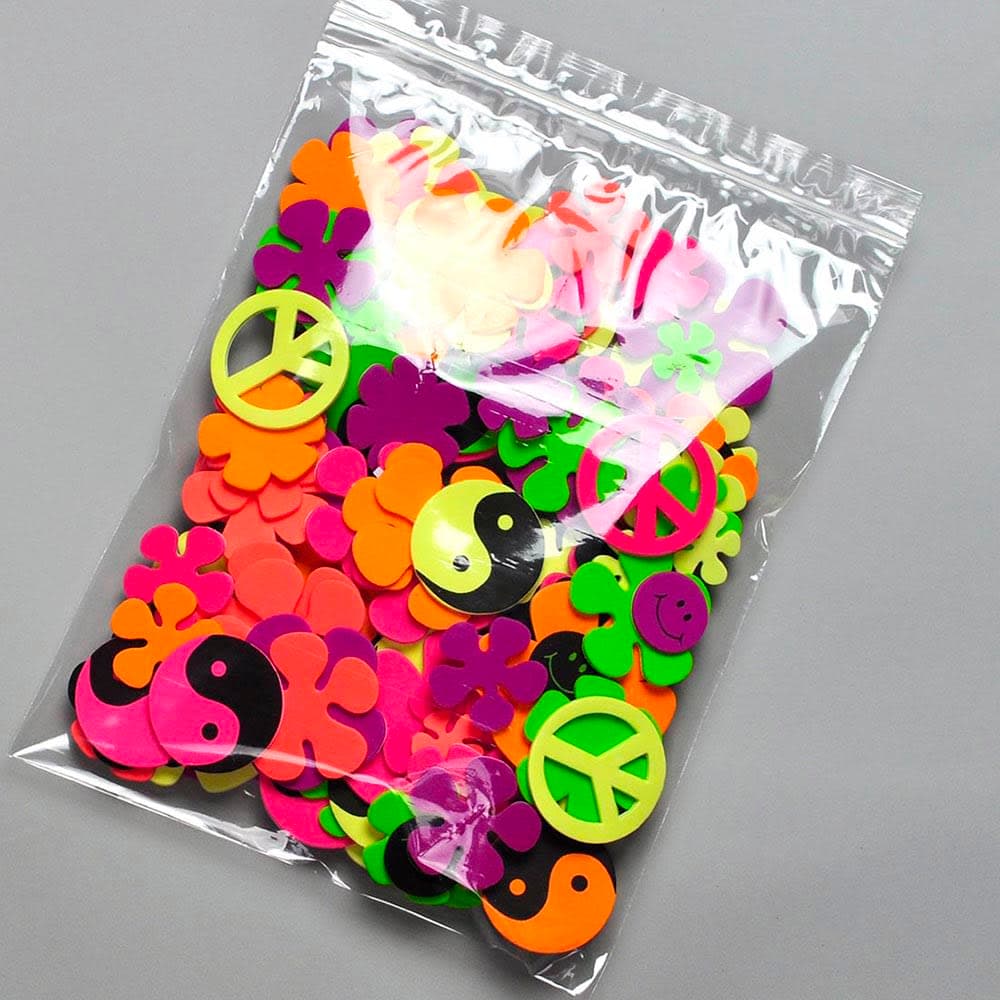 LK Packaging Zipper Seal Top Bag with Hang Hole- 9"L x 6"W, 2 mil Poly, Clear (FP20609)