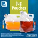 LK Packaging Fast Take® 1/2 Gallon Beverage Pouch - Tamper Evident Lid (FT1294HG) thumbnail 2