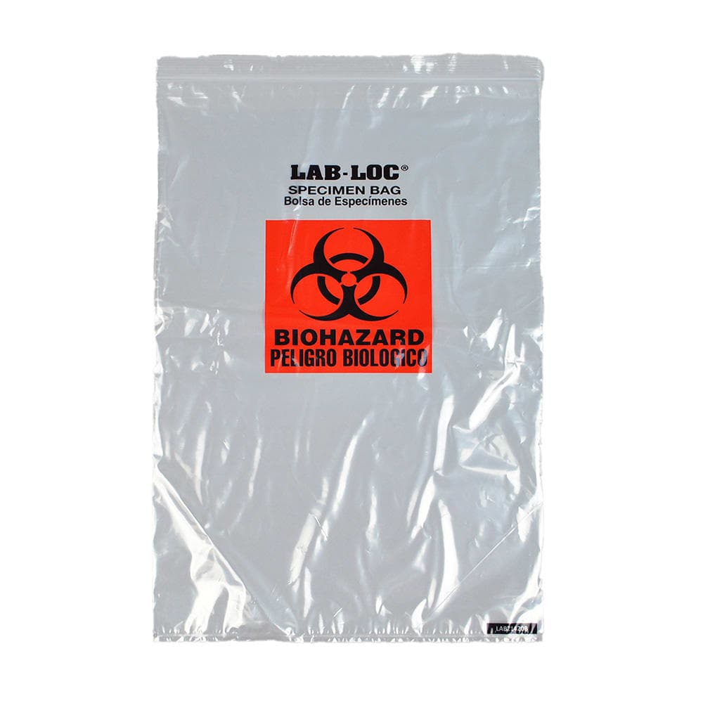 LK Packaging Lab-Loc® Specimen Bags - 14" x 20", Clear (LABZ1420B)