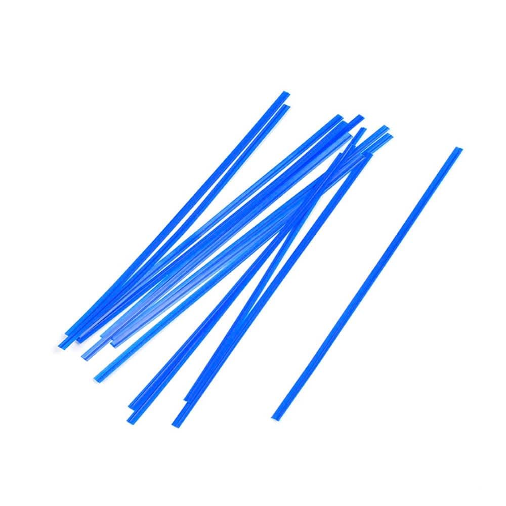 LK Packaging 6" Blue Paper Covered Bag Twist-Tie (M6PAB)