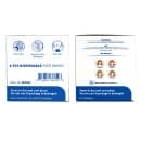 LK Packaging Disposable 3-Ply Face Masks - 7" x 3 5/8", Non Woven, Blue (MASK) thumbnail 4