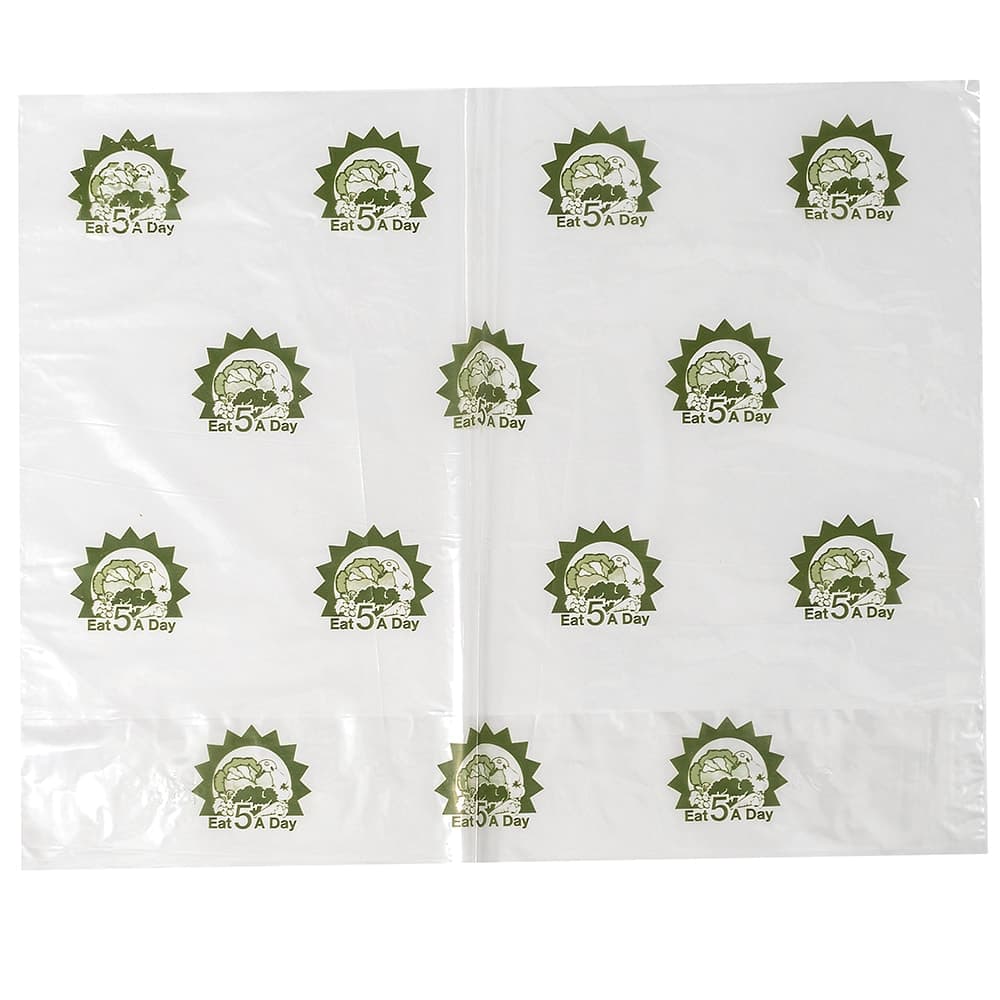 LK Packaging Printed Lettuce Bag - 12" x 9 3/4", Poly (P10F1209+4BGLTC)