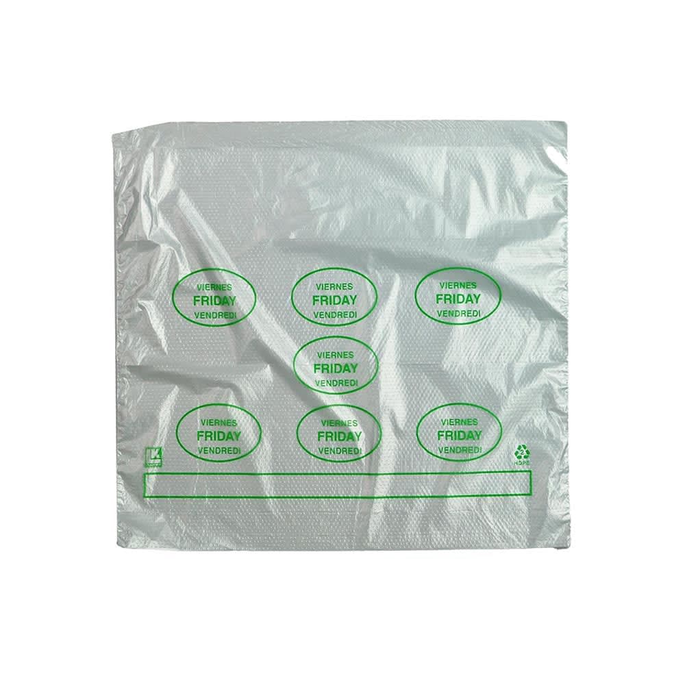 LK Packaging Printed Portion Control Food Storage Bags - 8 1/2" x 10", Poly (PCFRI1085)