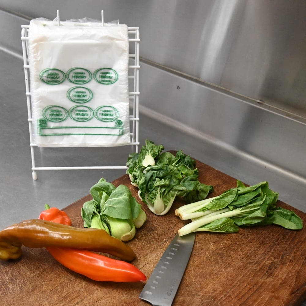 LK Packaging Printed Portion Control Food Storage Bags - 7" x 6 1/2", Poly (PCFRI6507)