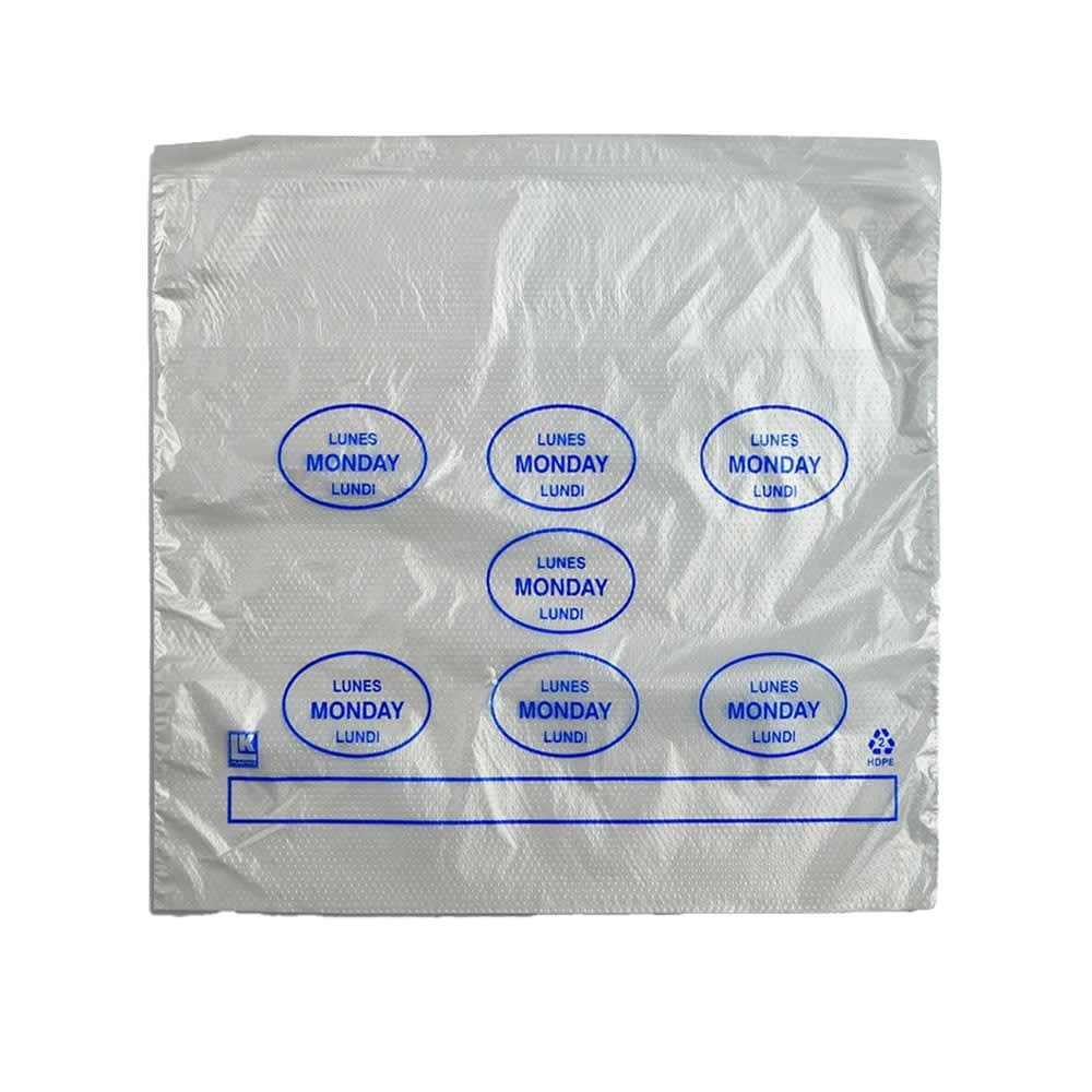 LK Packaging Printed Portion Control Food Storage Bags - 8 1/2" x 10", Poly (PCMON1085)