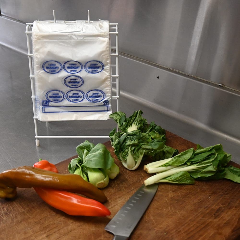 LK Packaging Printed Portion Control Food Storage Bags - 7" x 6 1/2", Poly (PCMON6507)