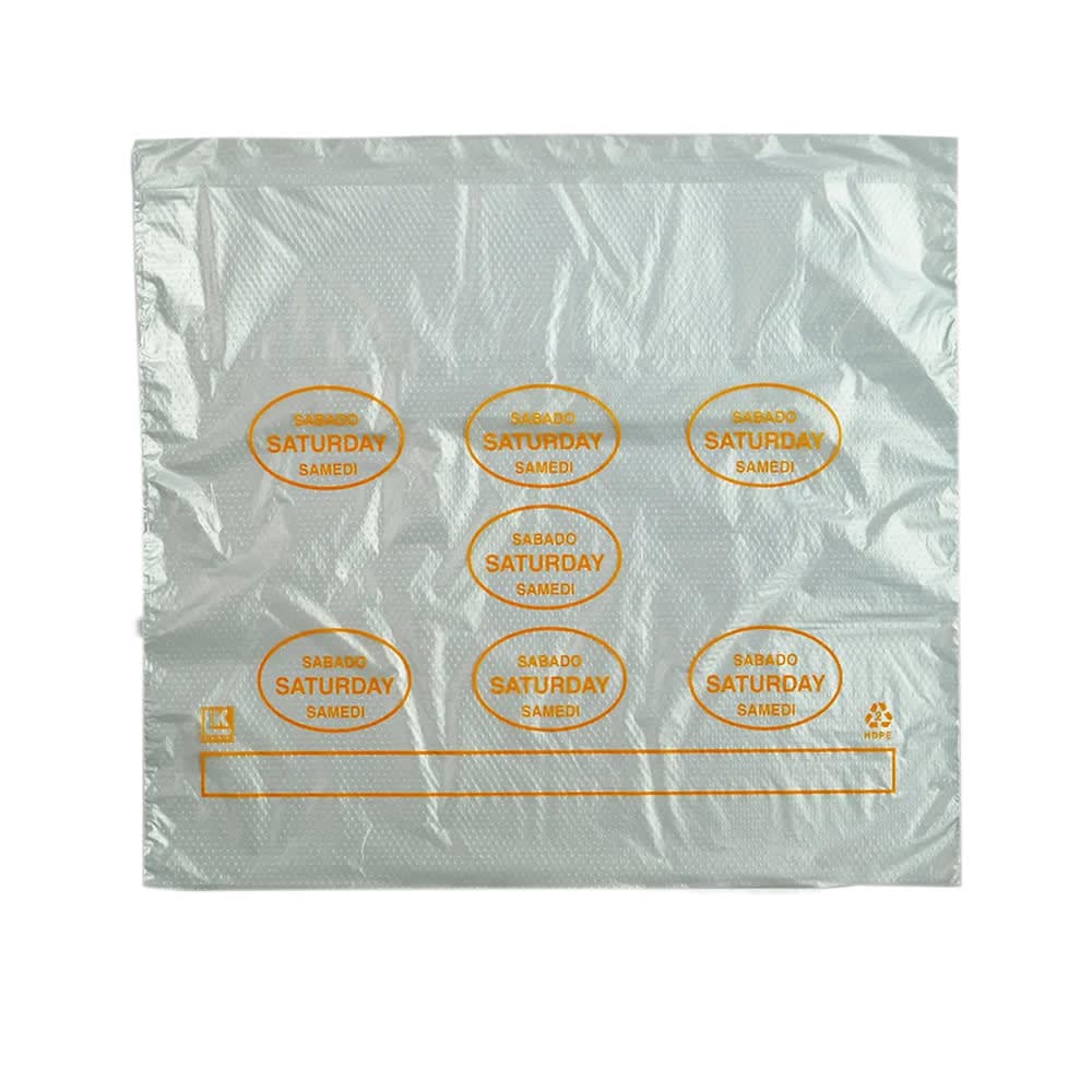 LK Packaging Printed Portion Control Food Storage Bags - 8 1/2" x 10", Poly (PCSAT1085)