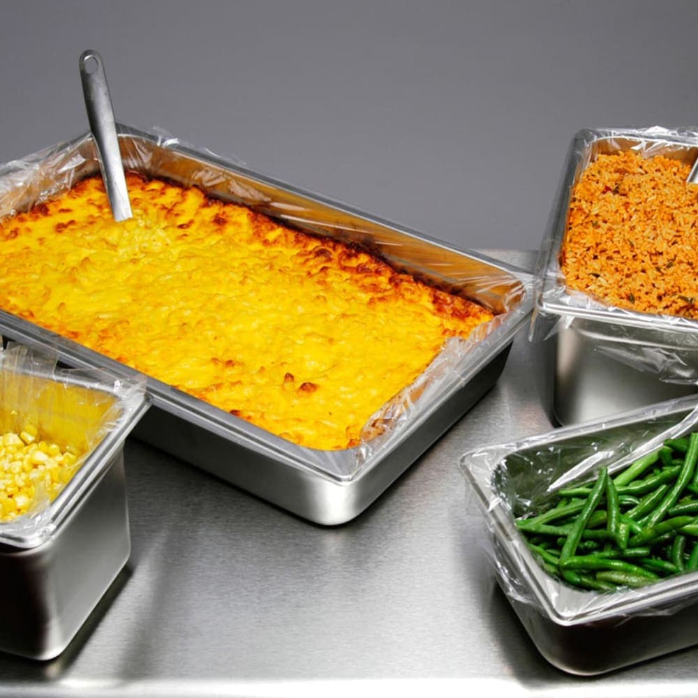 LK Packaging Heavy Duty Pan Liners for Sixth Pans - 13" x 18", PTL (PVL1318)