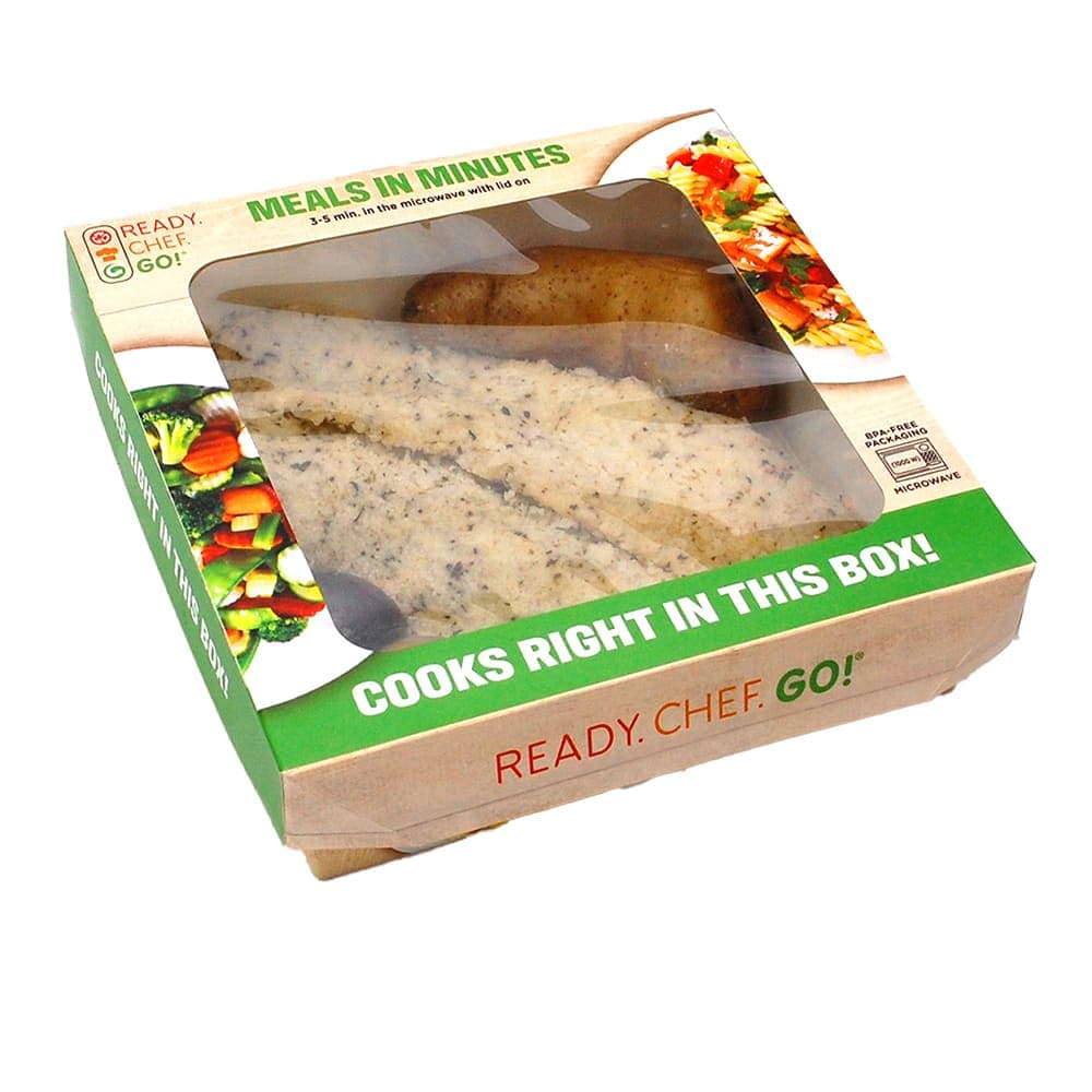 LK Packaging Ready. Chef. Go!® Medium Microwavable Container, 6"L x 6"W (RCG-MWMD)