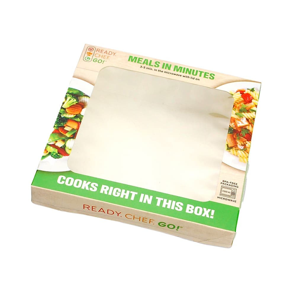 LK Packaging Lid w/ Clear Window for RCG-MWMD - 6 1/5"L x 6 1/5"W (RCG-MWMDLD)