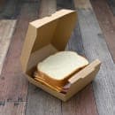 LK Packaging #ReadyFresh® Sandwich Container - 6 1/4" x 5 1/2" x 2 11/16", Kraft (RF-BRSWL) thumbnail 3