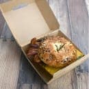 LK Packaging #ReadyFresh® Sandwich Container - 5 1/2" x 5" x 2 13/16", Kraft (RF-BRSWM) thumbnail 2