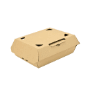 LK Packaging #ReadyFresh® Vented Hot Snack Container - 6 3/8" x 5" x 2 1/4", Kraft (RF-VSNKL) thumbnail 2