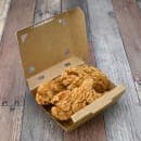 LK Packaging #ReadyFresh® Vented Hot Snack Container - 6 3/8" x 5" x 2 1/4", Kraft (RF-VSNKL) thumbnail 3