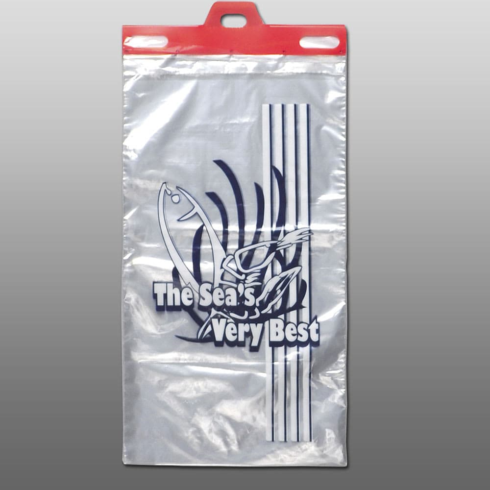LK Packaging Printed Seafood Bag - 15" x 9", Poly (SEA0915)