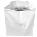 LK Packaging Poly Take Out Bag w/ Handles - 14" x 12" x 11 1/2", White (TO14115) thumbnail 3