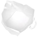 LK Packaging Poly Take Out Bag w/ Handles - 14" x 12" x 11 1/2", White (TO14115) thumbnail 4