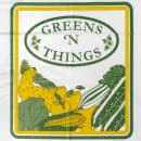 LK Packaging Vented Greens Bag w/ Wicket Dispenser - 18" x 17", Poly (VTD1718HI-DGRN) thumbnail 2